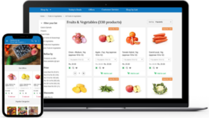 set up online grocery store