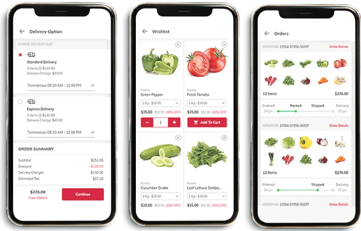 grocery mobile app solution