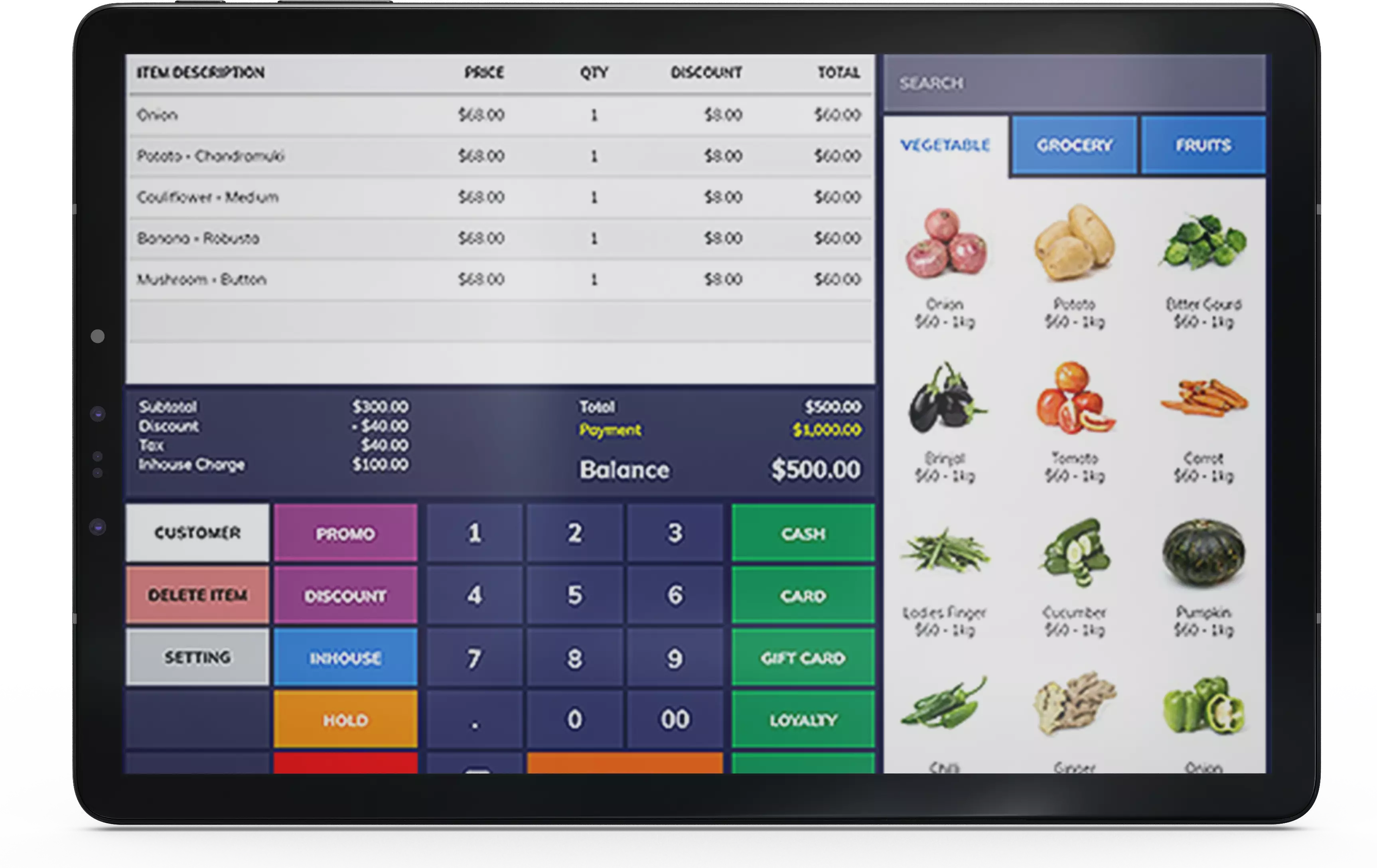 grocery retail POS system