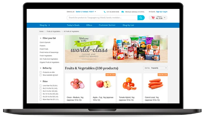 Grocery Store Software, Grocery ecommerce platform – Etail Grocer
