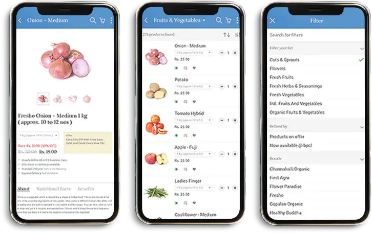 Grocery Mobile App - eTail Grocer